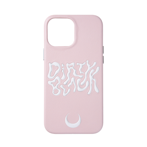 HYPER LOGO PINK LEATHER IPHONE 13 PRO MAX CASE