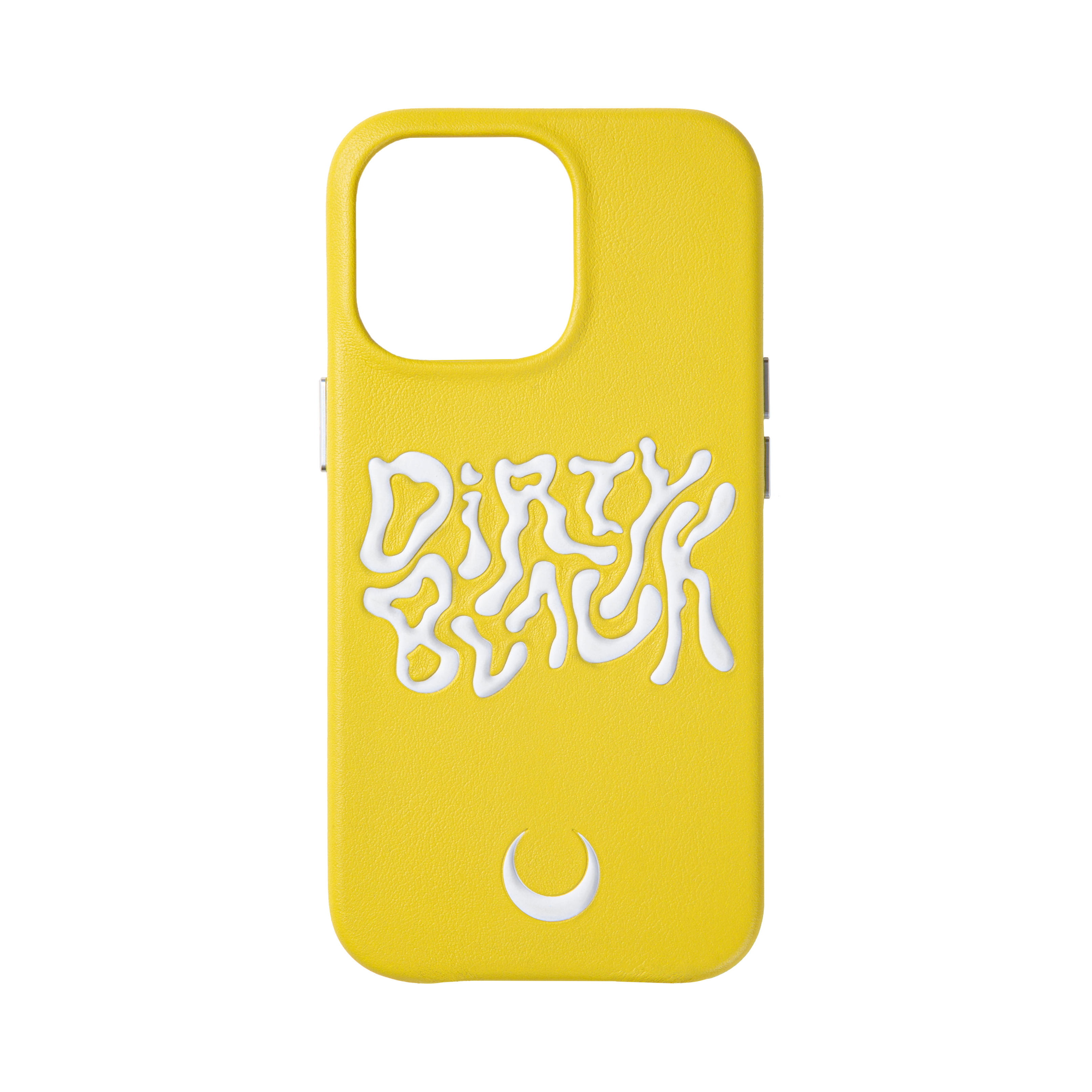 HYPER LOGO YELLOW LEATHER IPHONE 13 PRO CASE