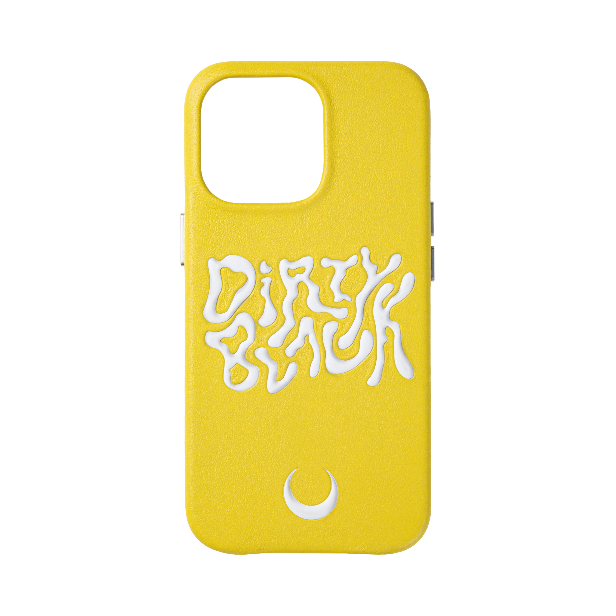 HYPER LOGO YELLOW LEATHER IPHONE 13 PRO CASE