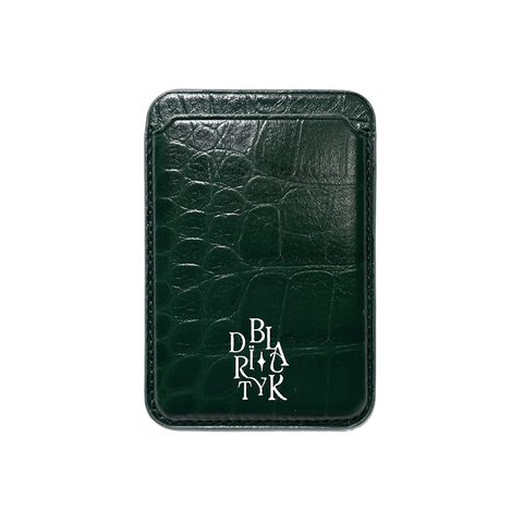 MAGSAFE GREEN LEATHER WALLET