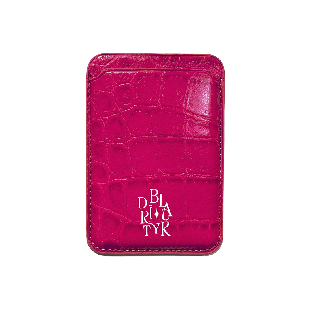 MAGSAFE FUCHSIA LEATHER WALLET