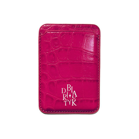 MAGSAFE FUCHSIA LEATHER WALLET