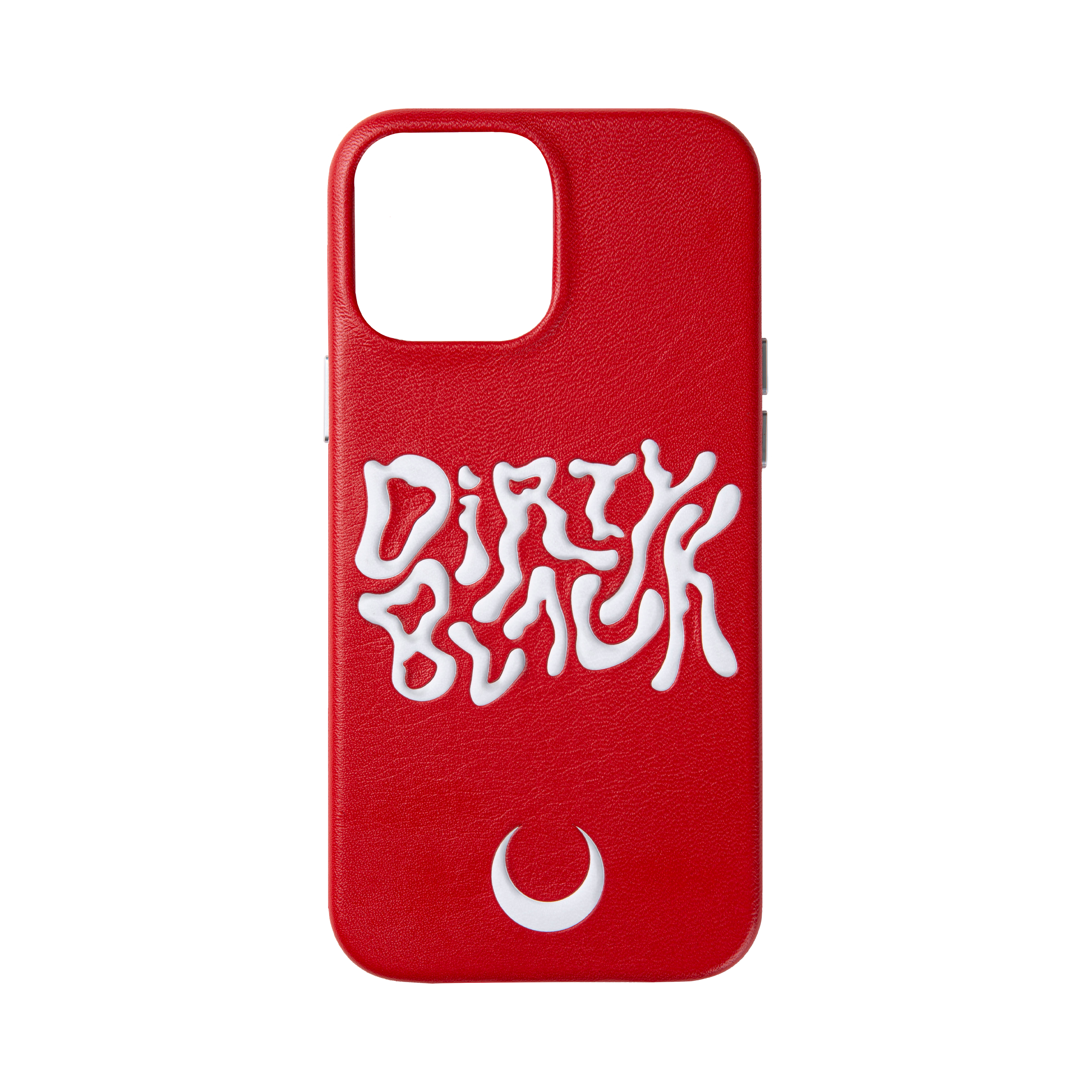 HYPER LOGO RED LEATHER IPHONE 13 PRO MAX CASE