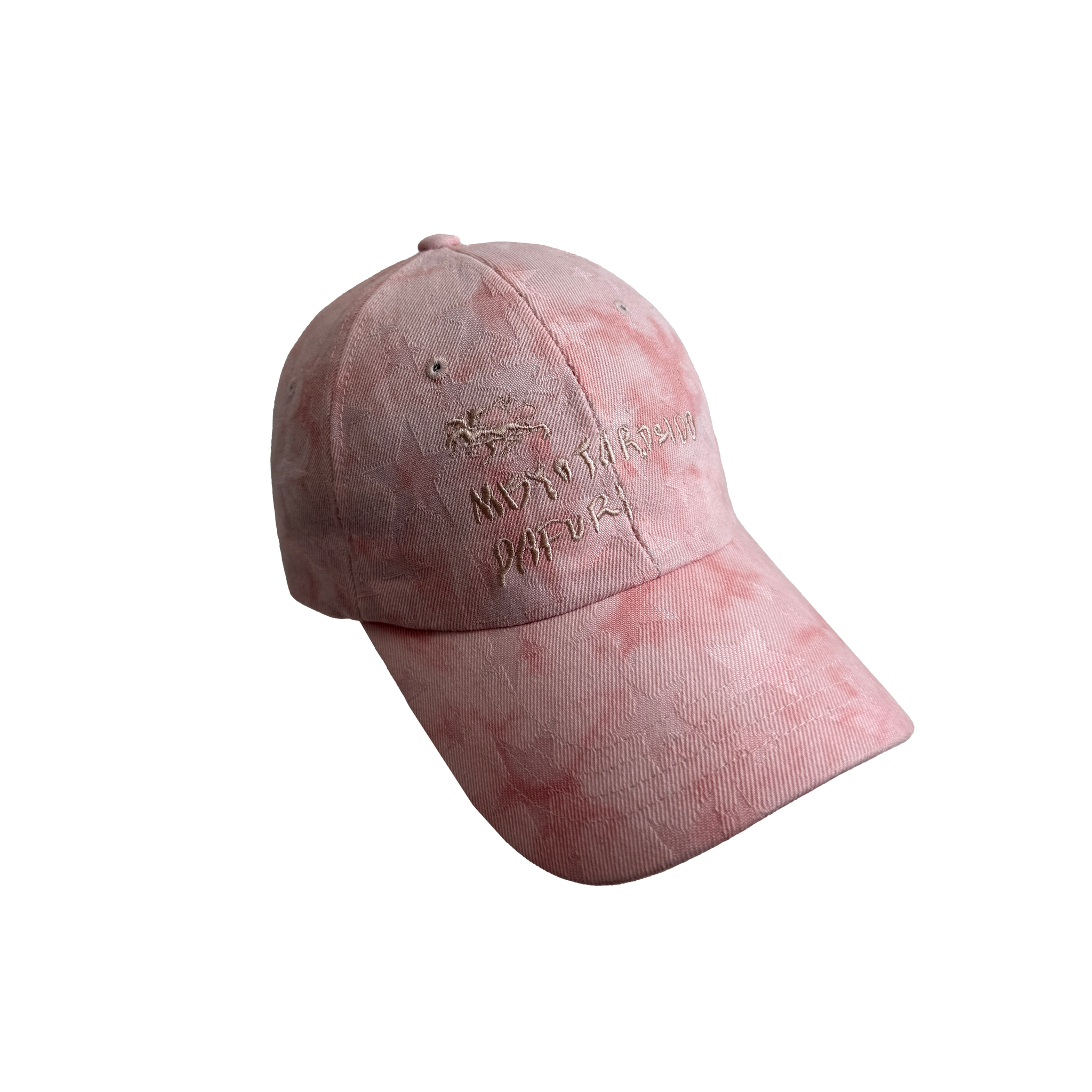 WASHED LETTERING BLUSHED STAR CAP