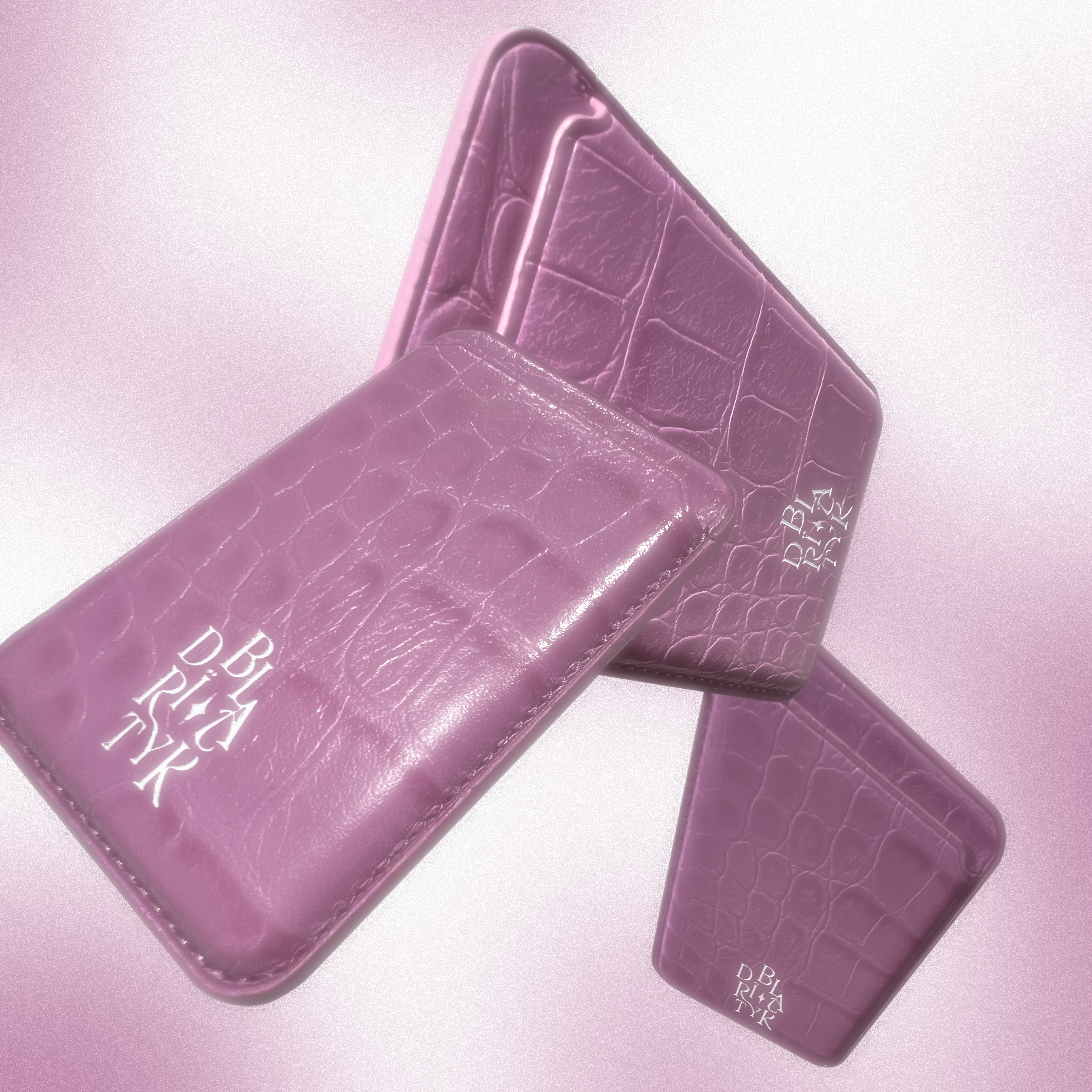 MAGSAFE LILAC LEATHER WALLET