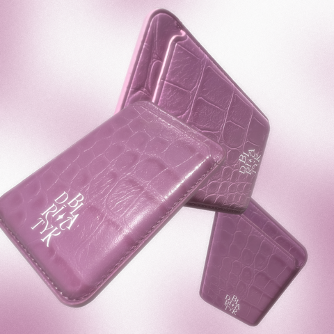 MAGSAFE LILAC LEATHER WALLET