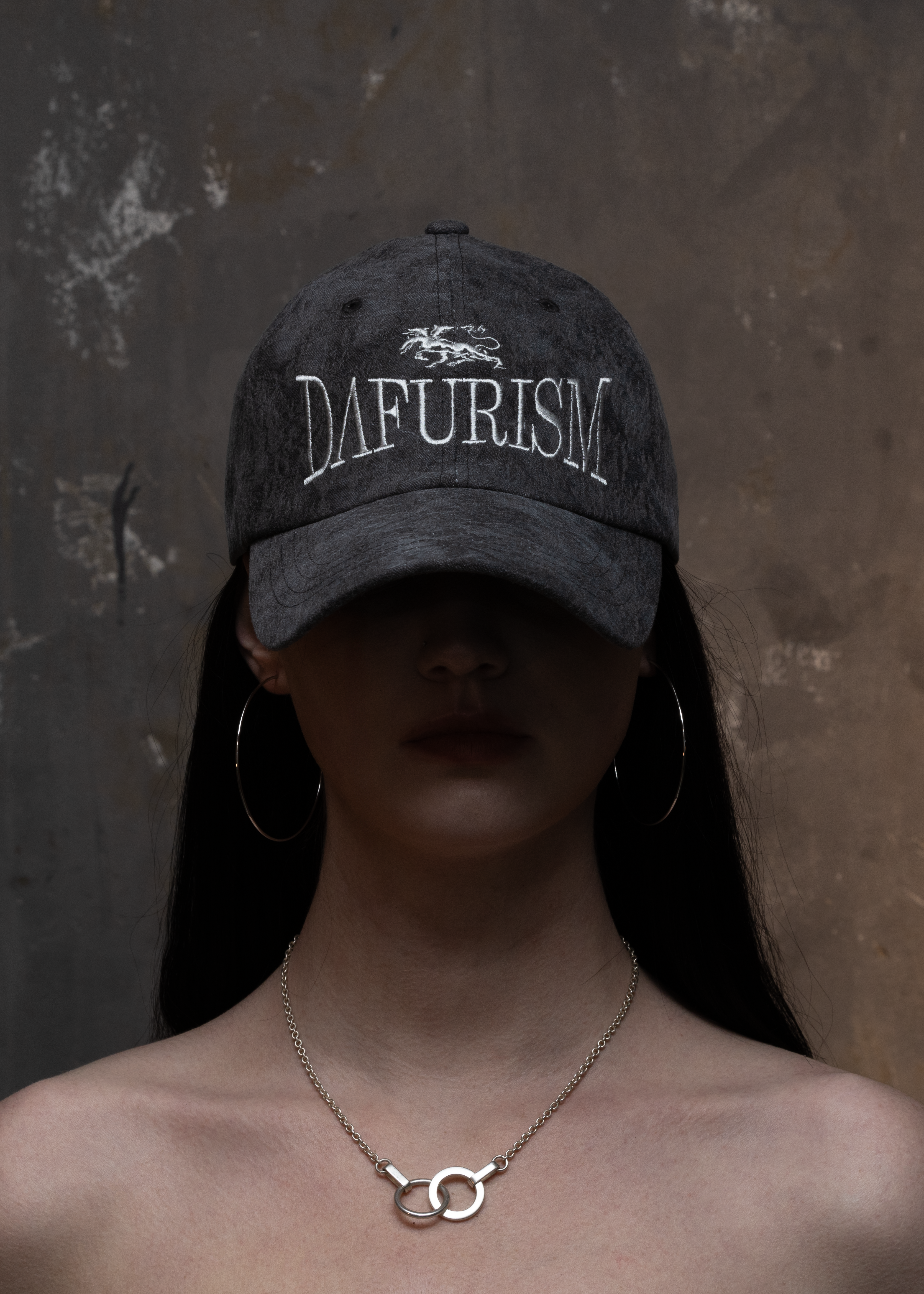 VINTAGE DAFURISM LOGO JACQUARD CASTLE CAP