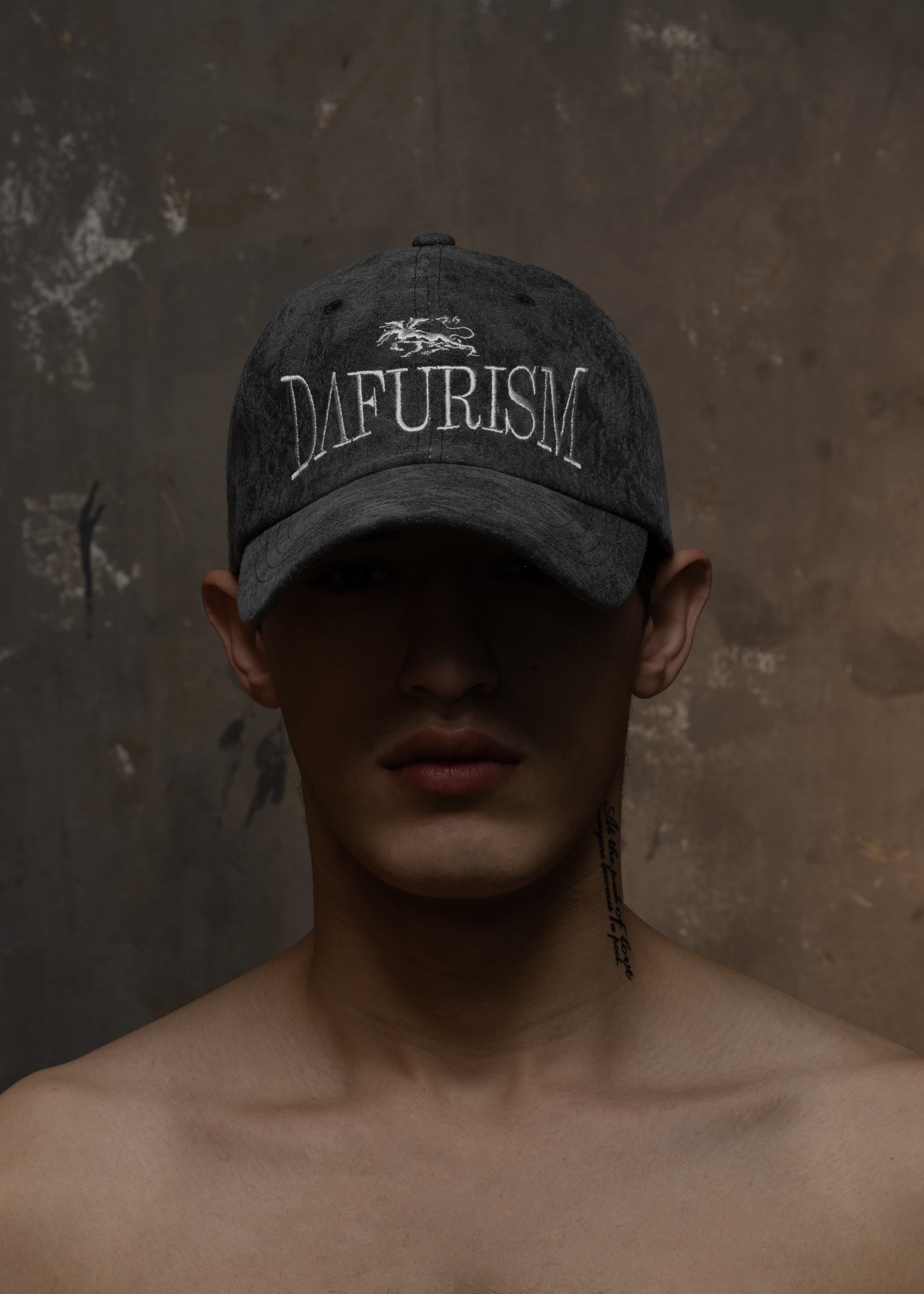 VINTAGE DAFURISM LOGO JACQUARD CASTLE CAP